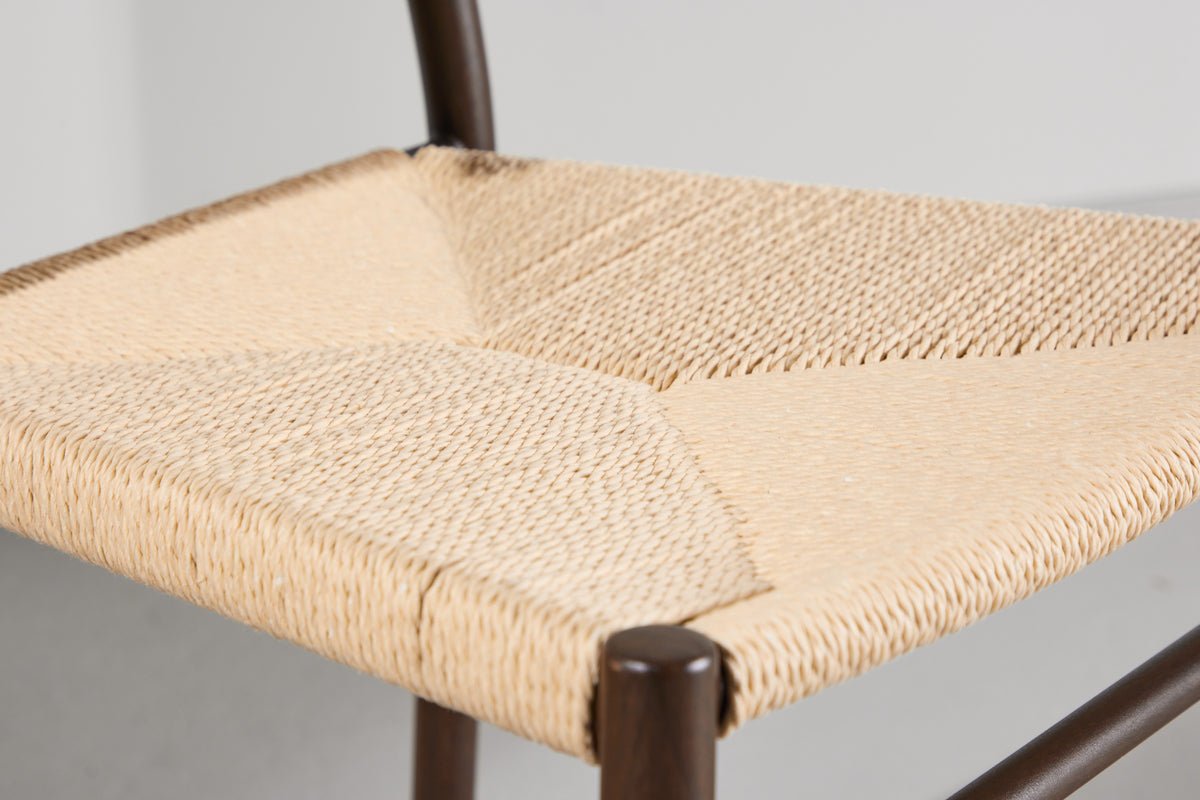 2-delige set - stoel Pam in keuze uit groen of bruin