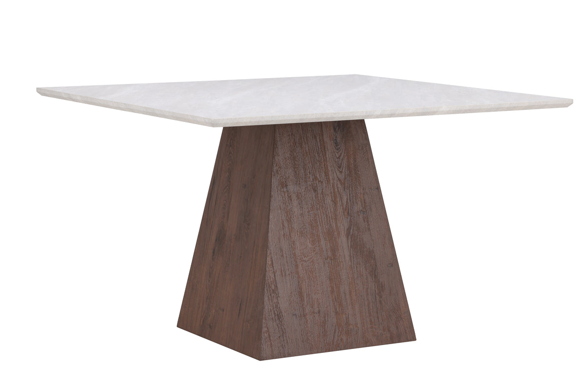 Eettafel Lior 120×120 cm in Lichtgrijs met MDF-onderstel