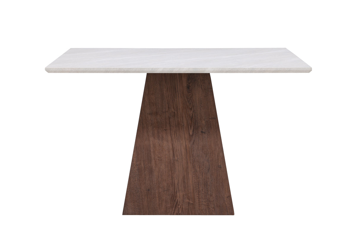 Eettafel Lior 120×120 cm in Lichtgrijs met MDF-onderstel