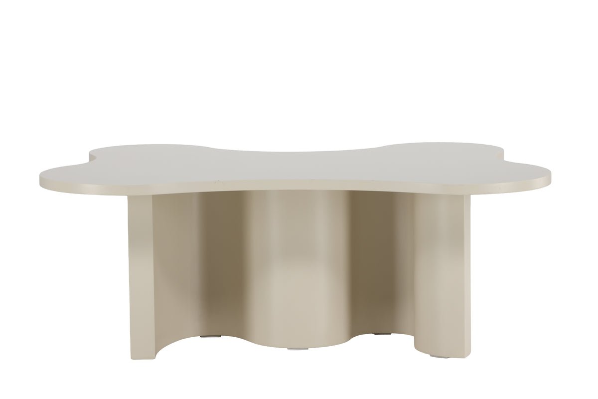 Salontafel Beno - in Beige met uniek design