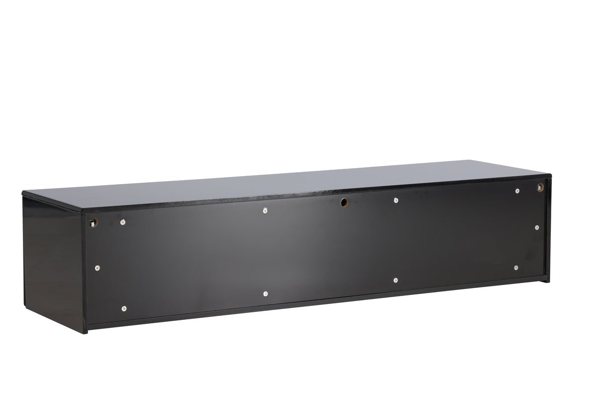 Designer TV-Lowboard Noirra – zwevend design in Zwart