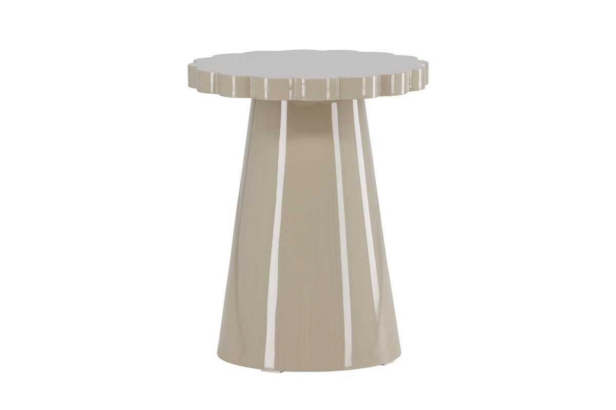 Bijzettafel Soria – Ø45 cm in Beige