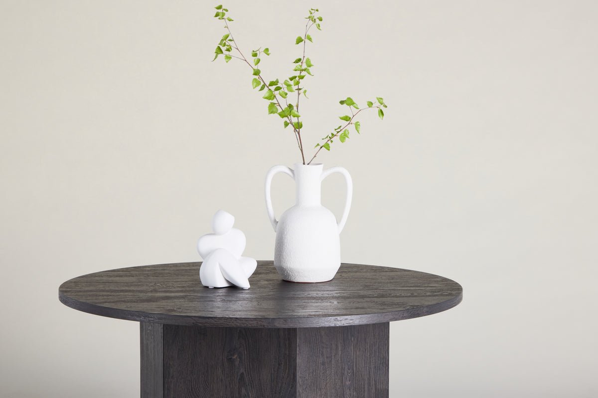 Salontafel Keralo Big - stijlvolle ronde tafel in houtlook