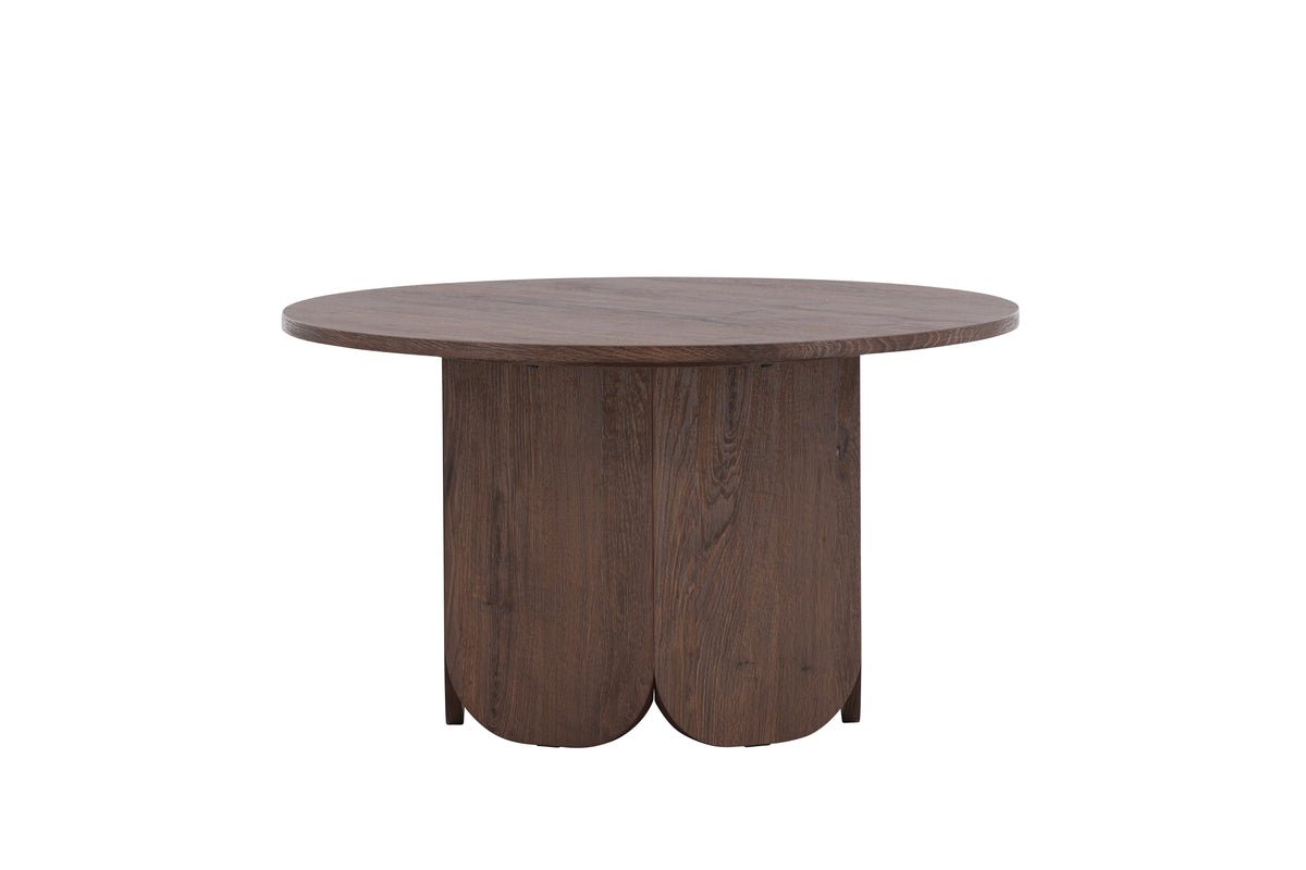Salontafel Keralo Big - stijlvolle ronde tafel in houtlook