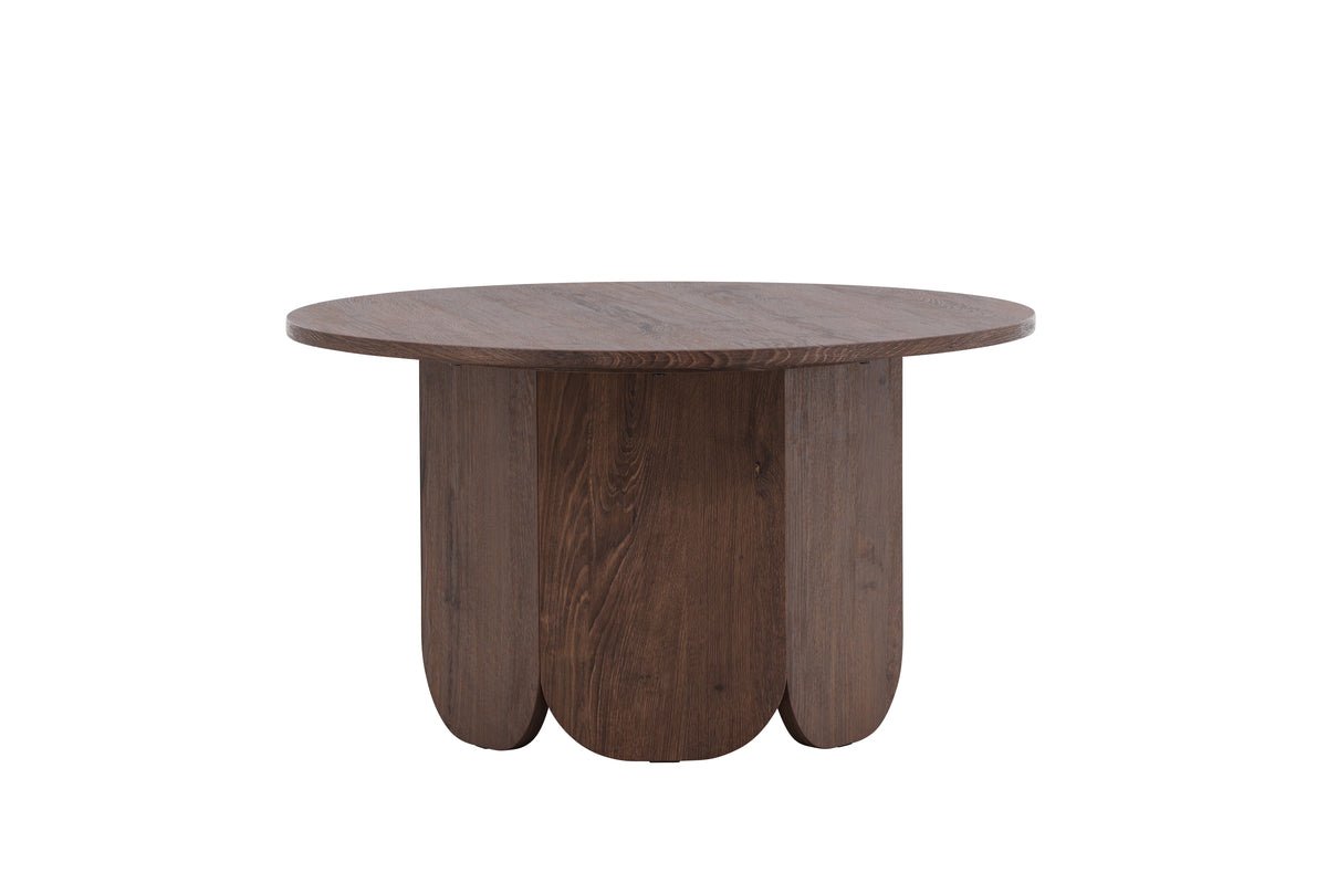 Salontafel Keralo Big - stijlvolle ronde tafel in houtlook