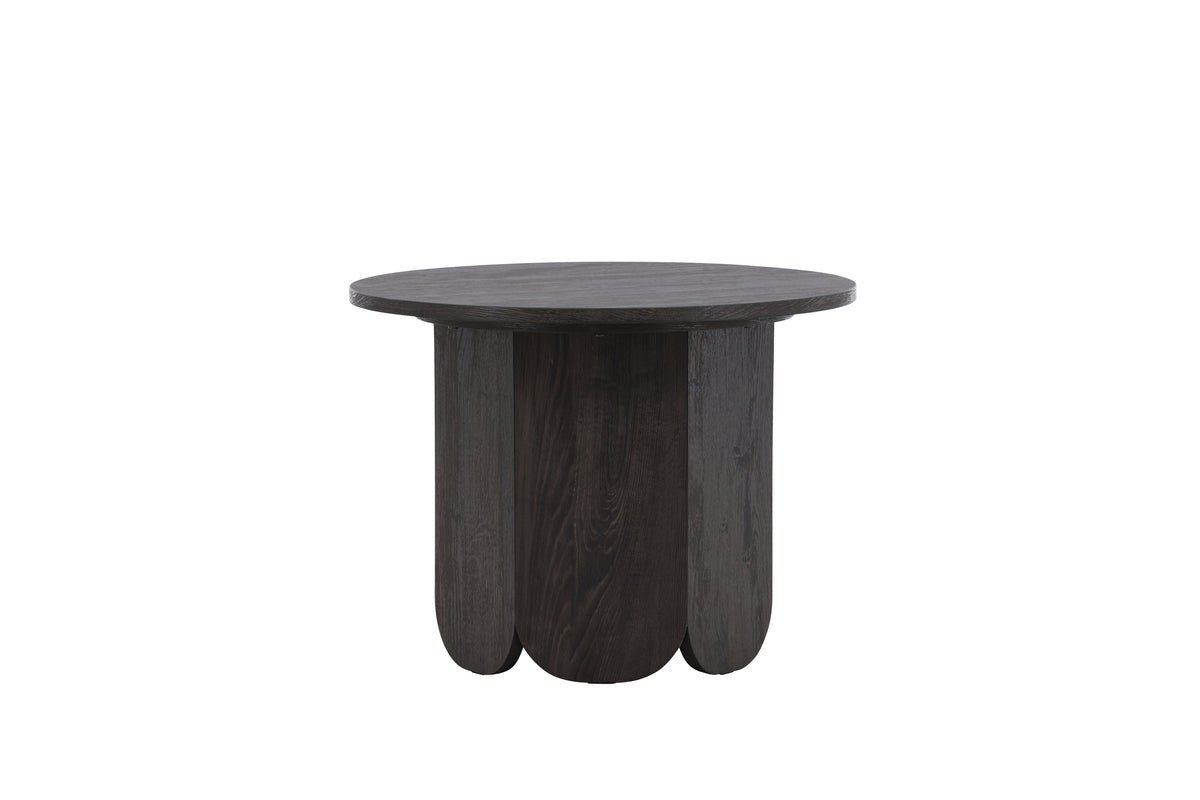Salontafel Keralo - stijlvolle ronde tafel in houtlook