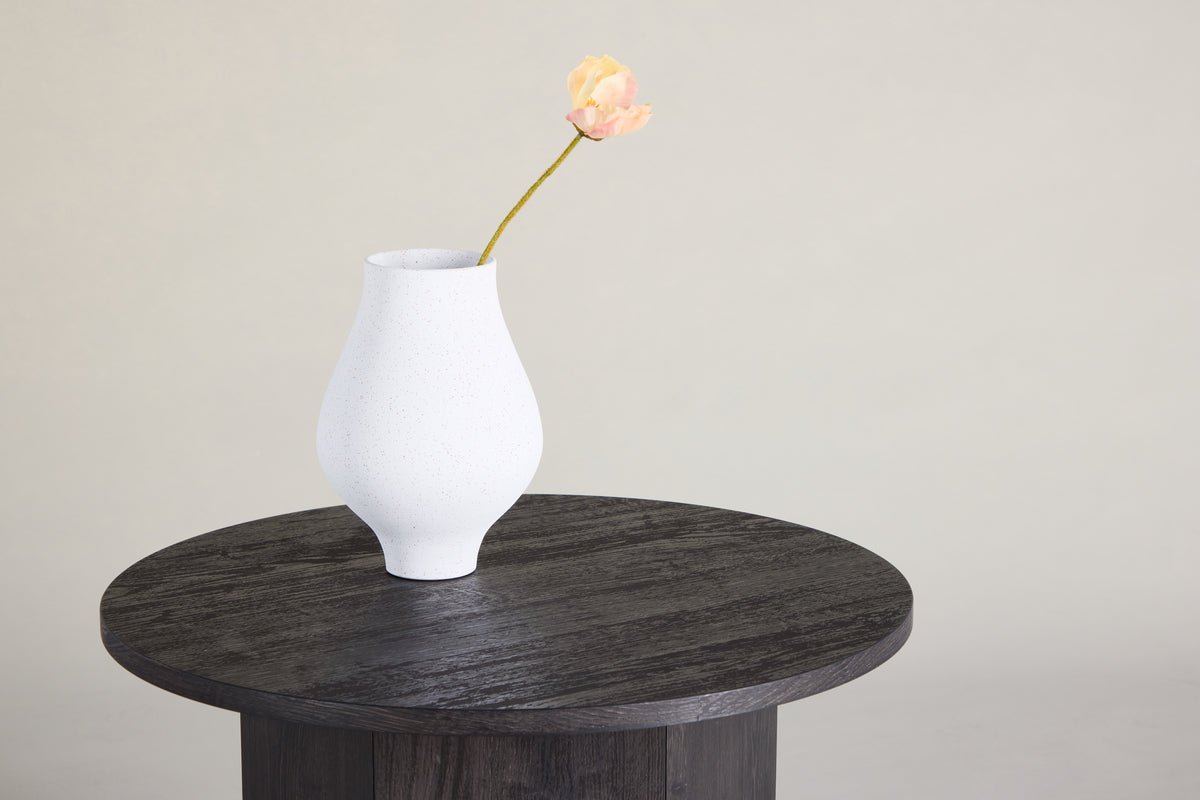 Salontafel Keralo - stijlvolle ronde tafel in houtlook