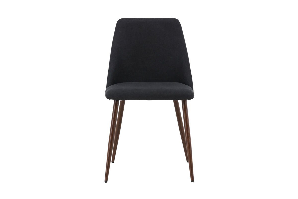 2-delige set - stoel Liora van zachte polyestersatijn