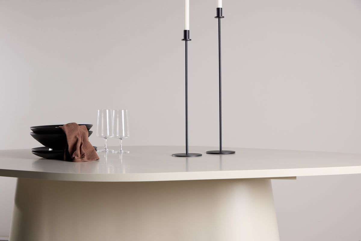 Eettafel Solaro – Ovale design eettafel 210x110 cm in Beige