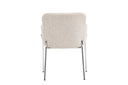 Stoel Helora in Beige van polyester-linnen