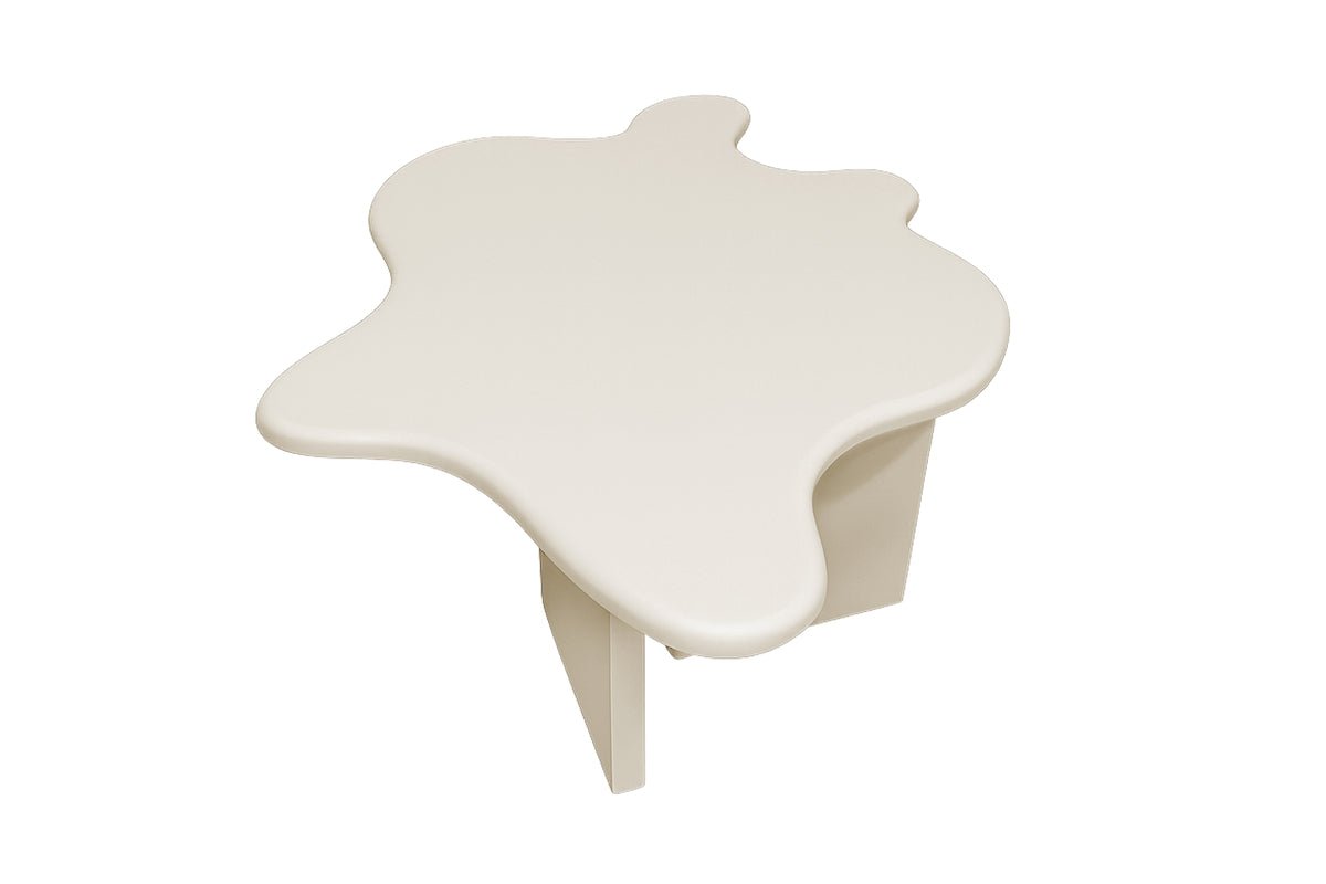 Salontafel Calmera - in Beige met unieke vorm