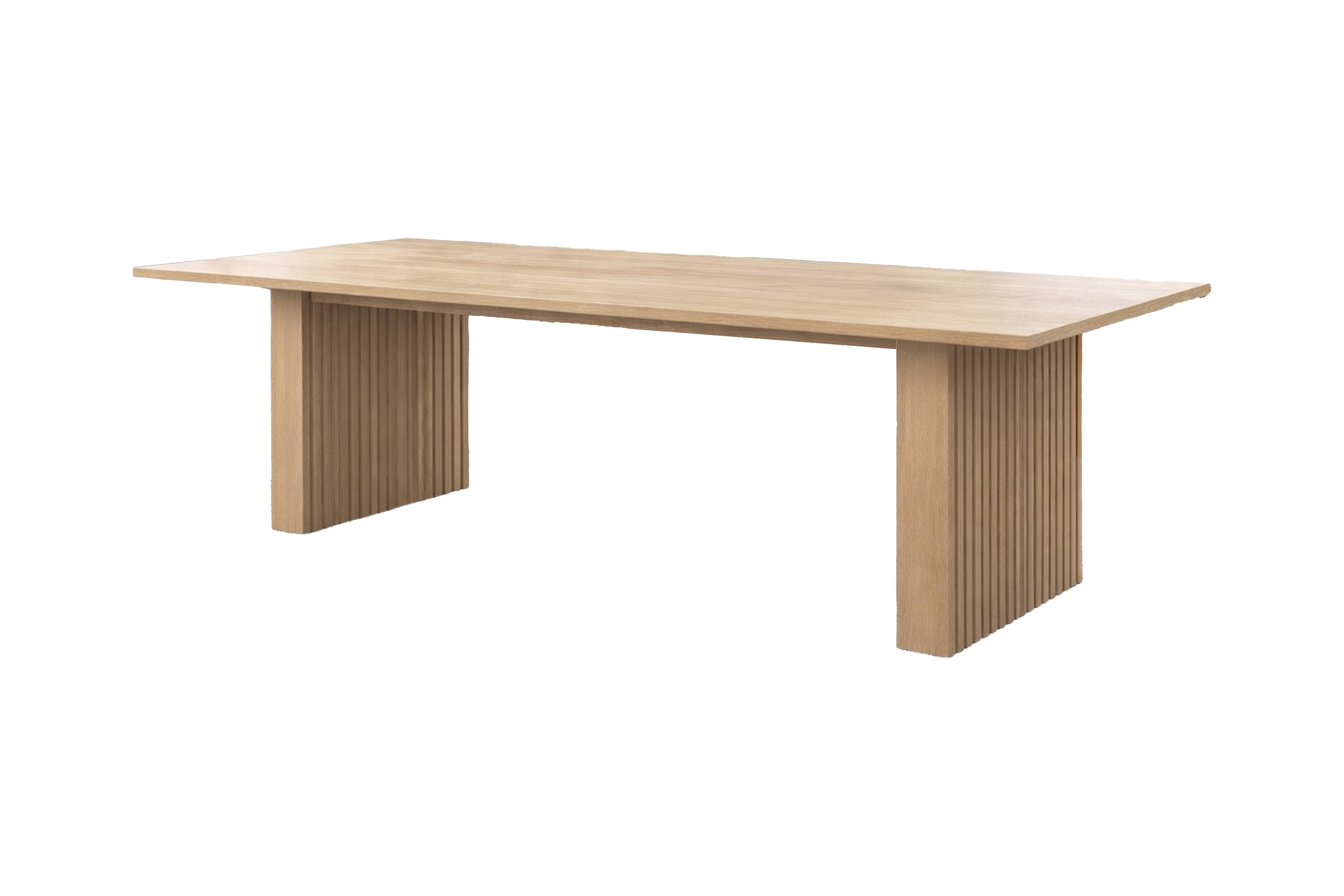 Eettafel Caleno - met oppervlak van rubberboomhout
