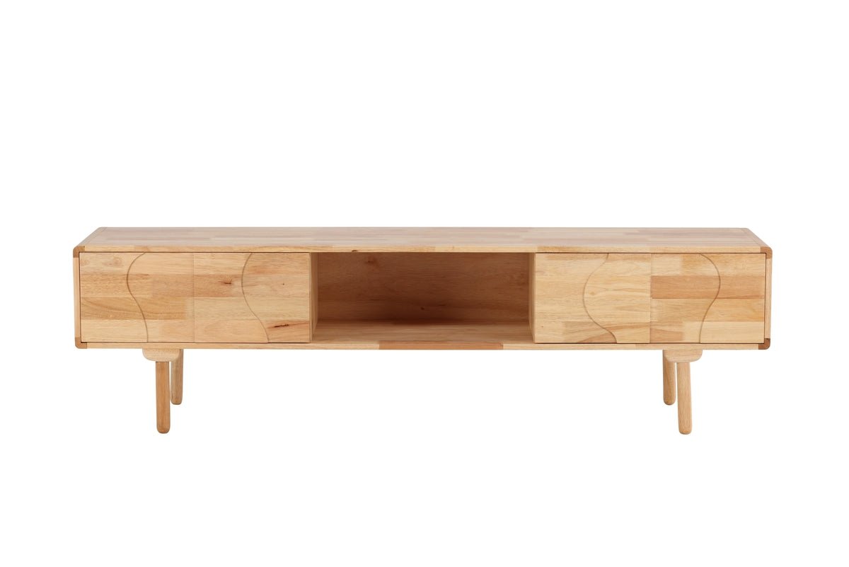 Dressoir Janice - 200 cm dressoir van rubberhout