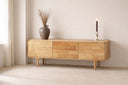Dressoir Feri - 180 cm dressoir van rubberhout