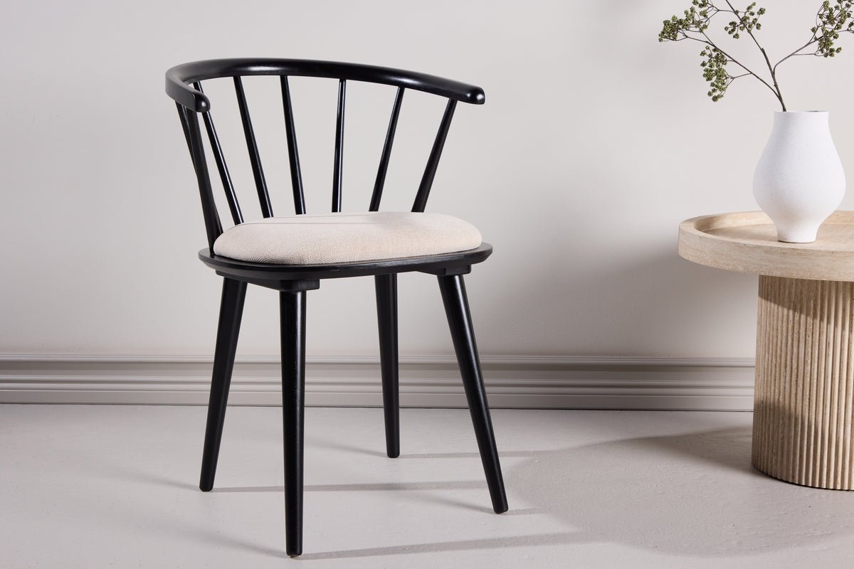 2-delige set - stoel Ballado met vastgenaaid zitkussen