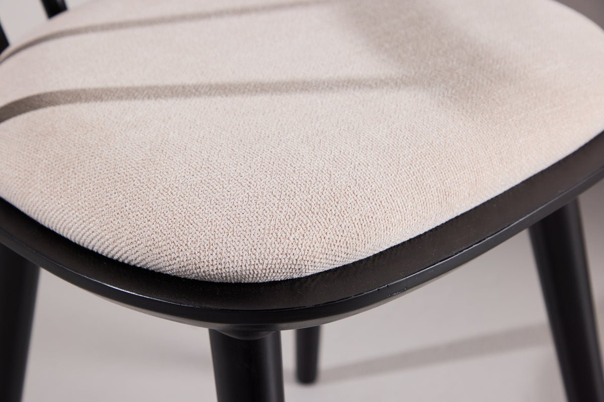 2-delige set - stoel Ballado met vastgenaaid zitkussen