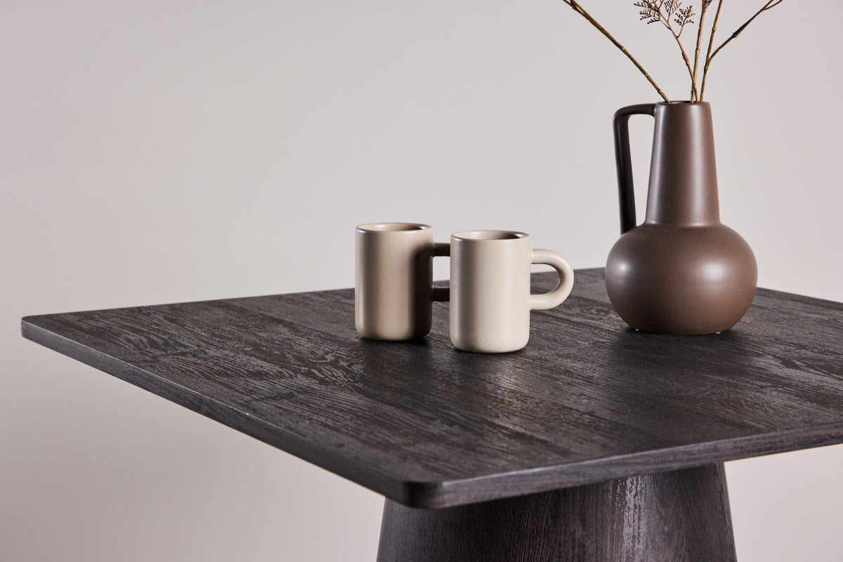 Eettafel Moreno – Vierkante tafel 80x80 cm in Mocca