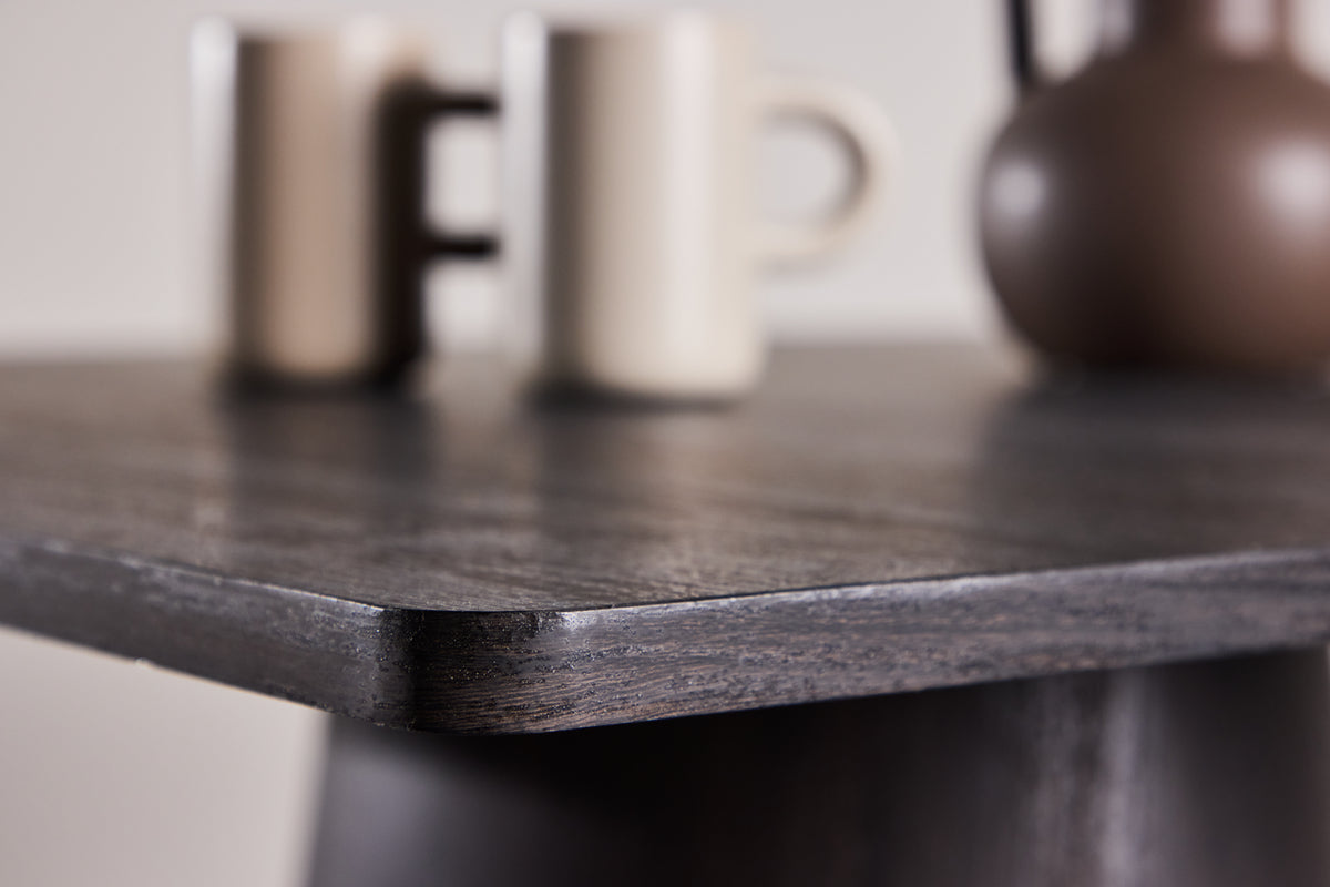 Eettafel Moreno – Vierkante tafel 80x80 cm in Mocca