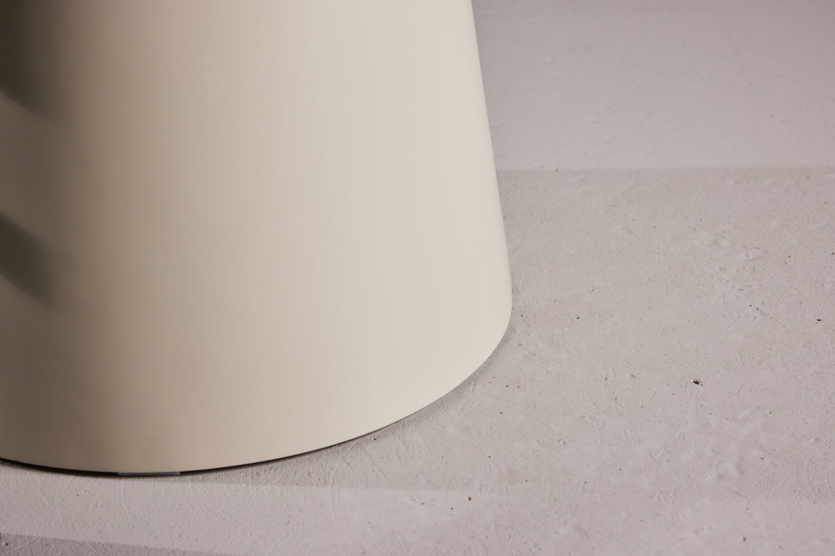 Eettafel Cubo – Vierkante design eettafel 80x80 cm in Beige