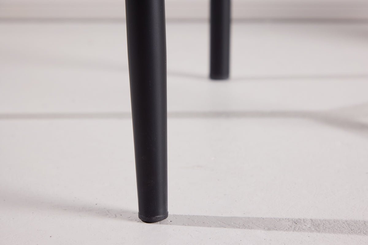 Stoel Fliou II - In Zwart met effen gekleurde zitting