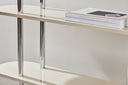 Regal Marano – Wit met chromen strepen in modern design