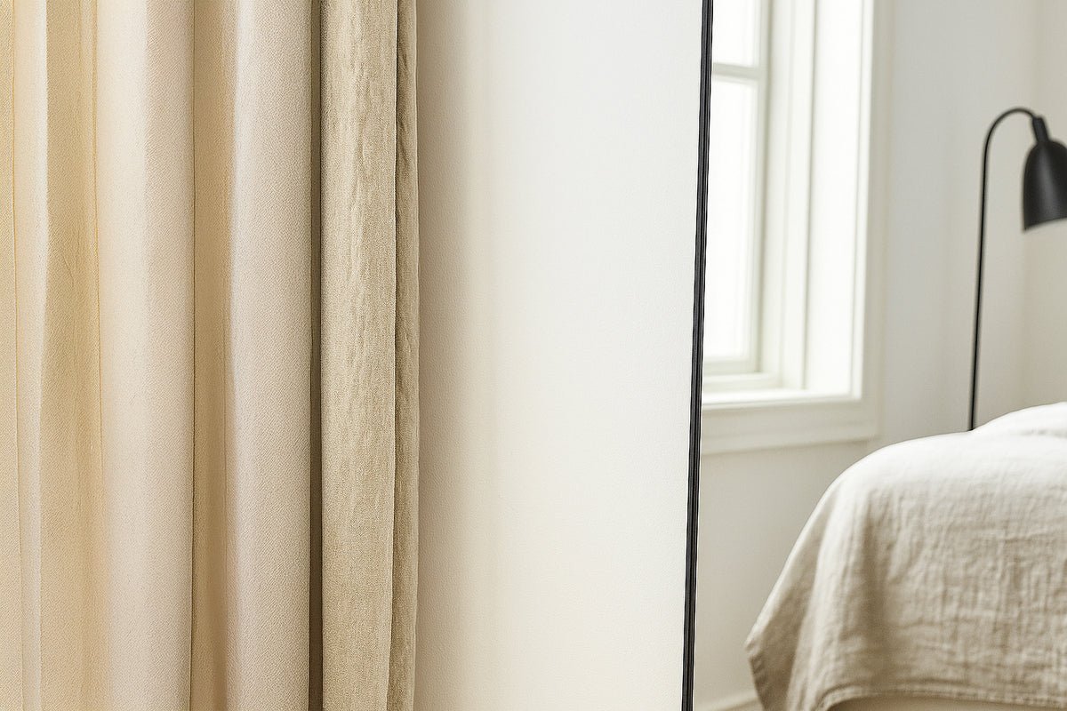 Spiegel Melton – met slank zwart aluminium frame