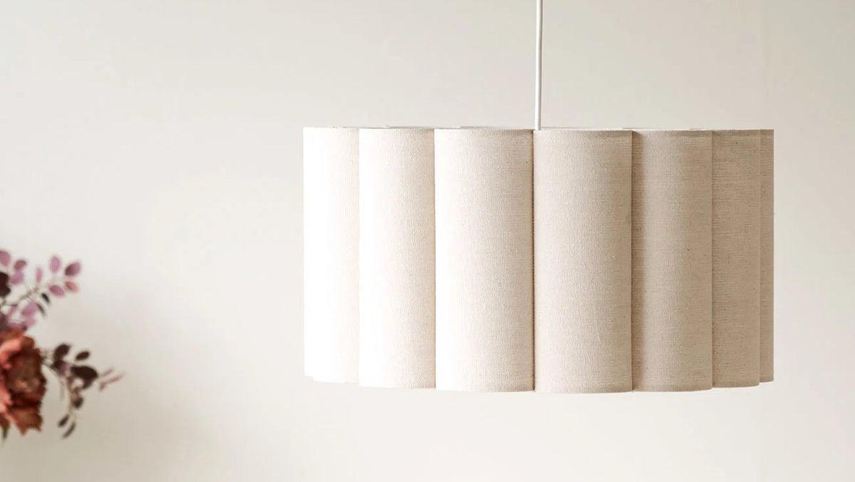 Hanglamp Nord - van staal en linnen