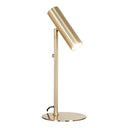 Tafellamp Lazaro – Metaal-accent in Zwart of goud