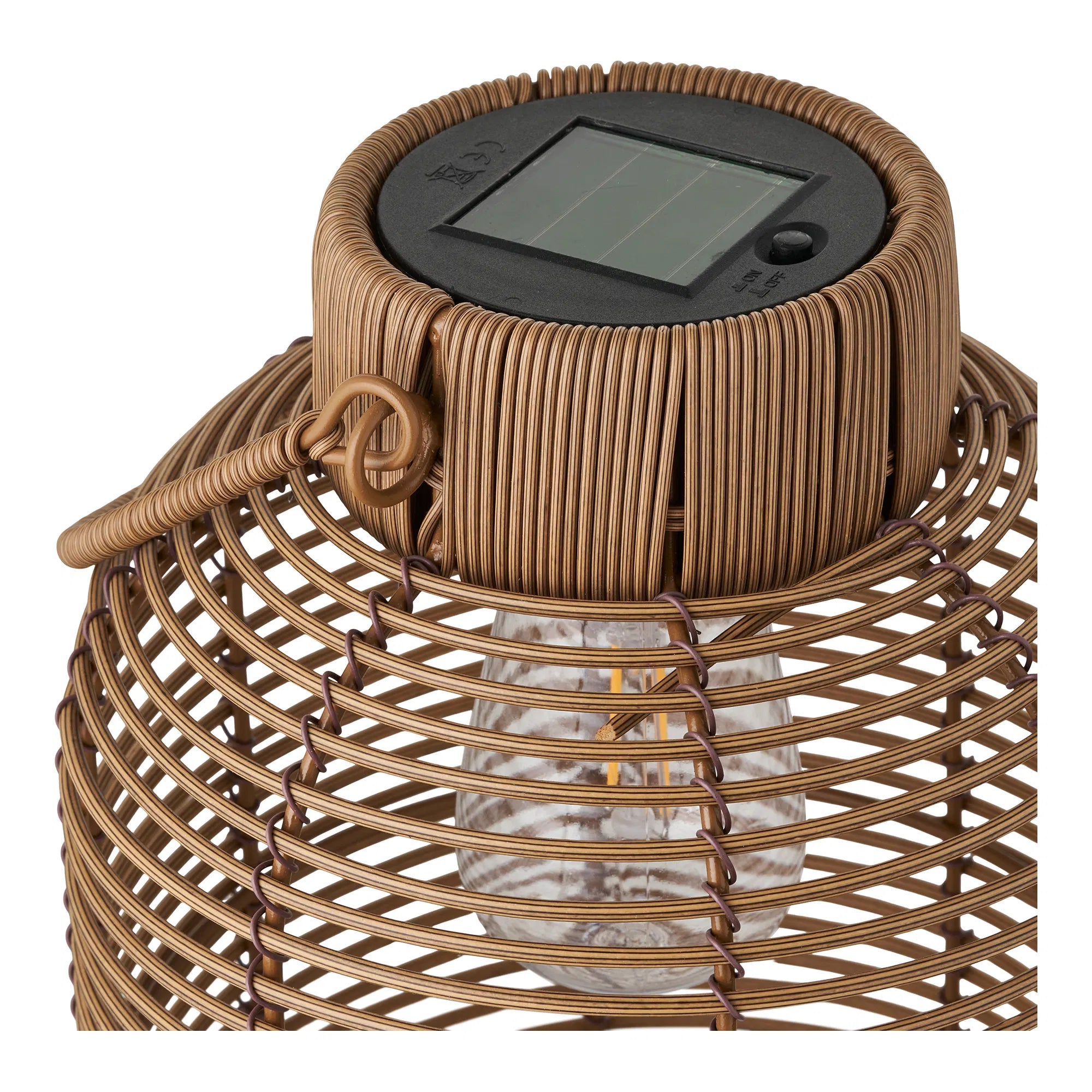 Solar-tafellamp „Brentford“ – Natuurlijke charme