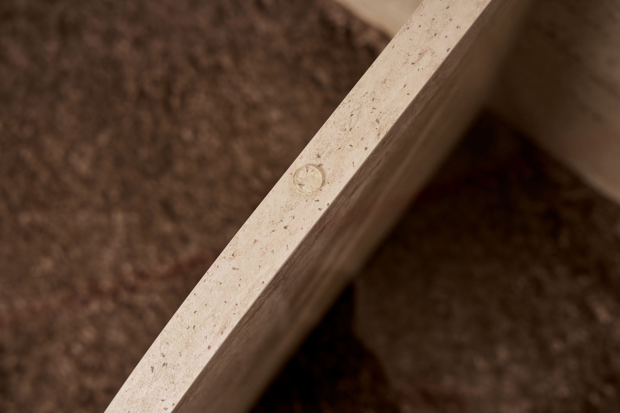 Salontafel Rovida - met ronde glazen plaat in 2 varianten