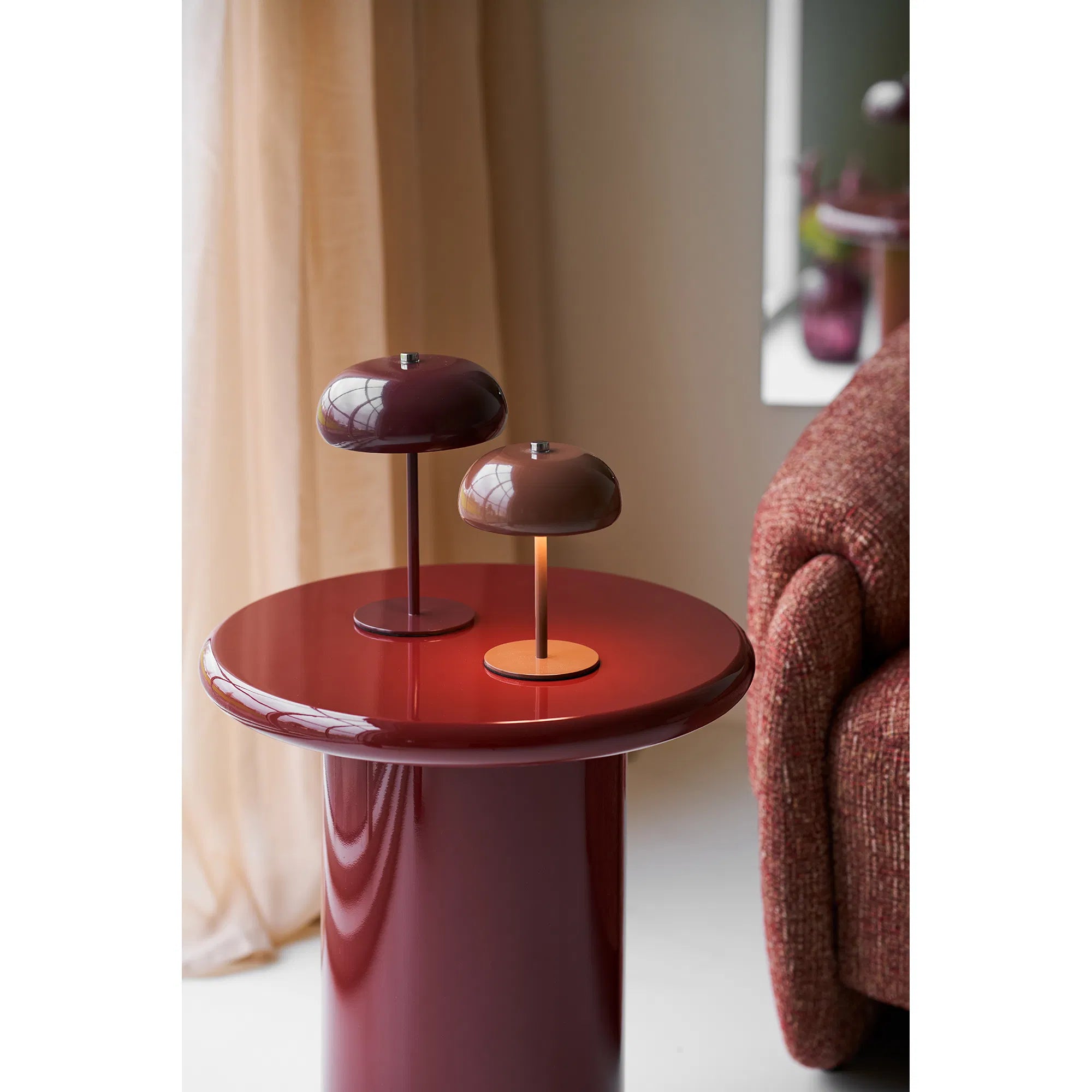 Tafellamp Elviora - Designlamp van metaal met LED