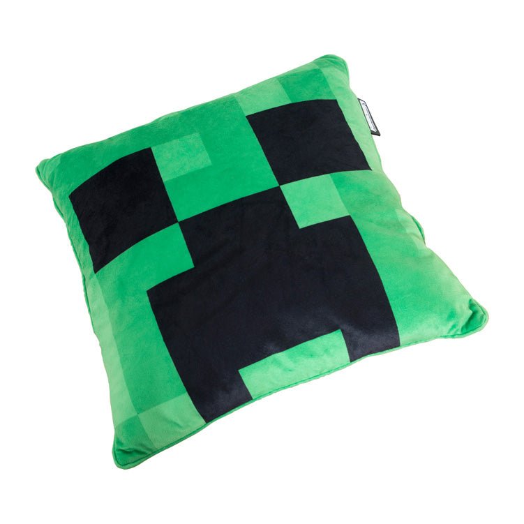 Minecraft decoratiekussen „Creeper Plush“ – met vulling & fluweeluitstraling