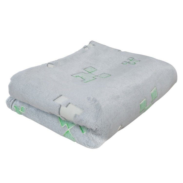 Minecraft knuffeldeken „Glow“ – met glow-in-the-dark effect & zachte fleece