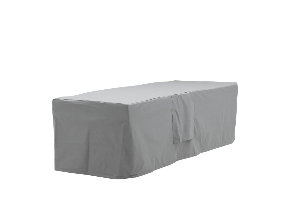 Meubelhoes Fortea - 180x60x50 van grijs polyester