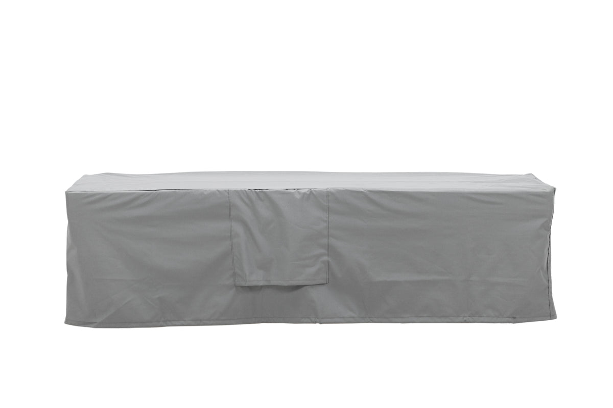 Meubelhoes Fortea - 180x60x50 van grijs polyester