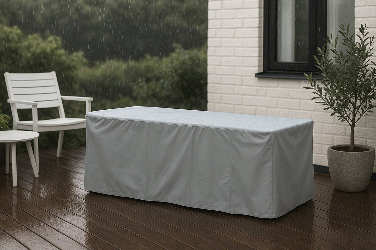 Meubelhoes Fortea - 180x60x50 van grijs polyester