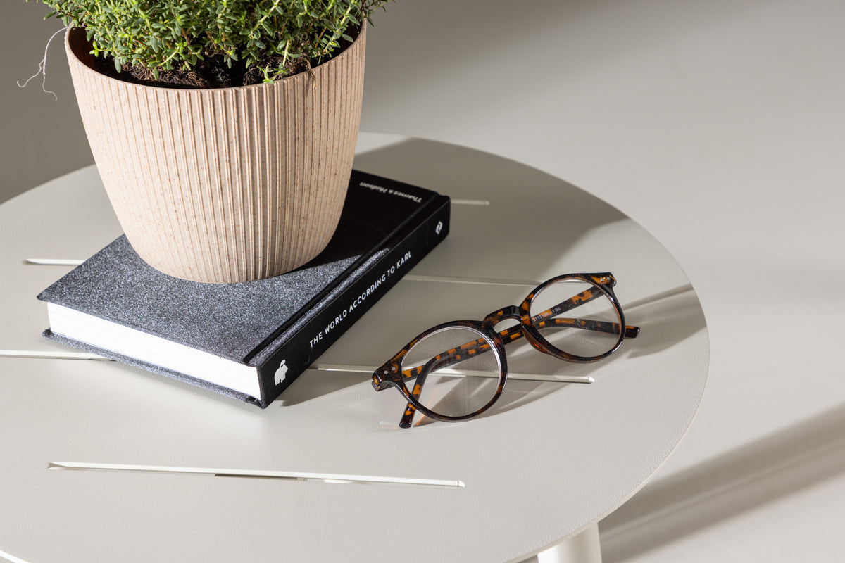 Tuin bijzettafel Amman - Ø40 in de kleur Beige