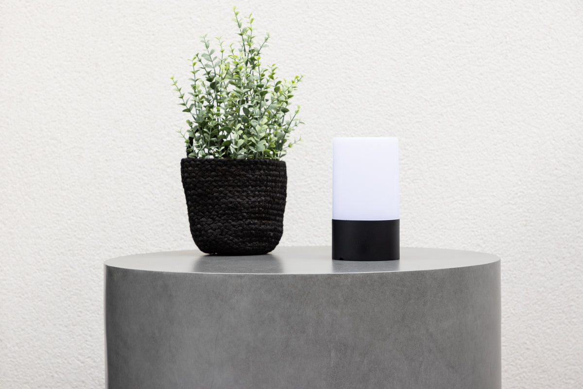 Tuin bijzettafel India - Ø60 van aluminium in de kleur Grijs