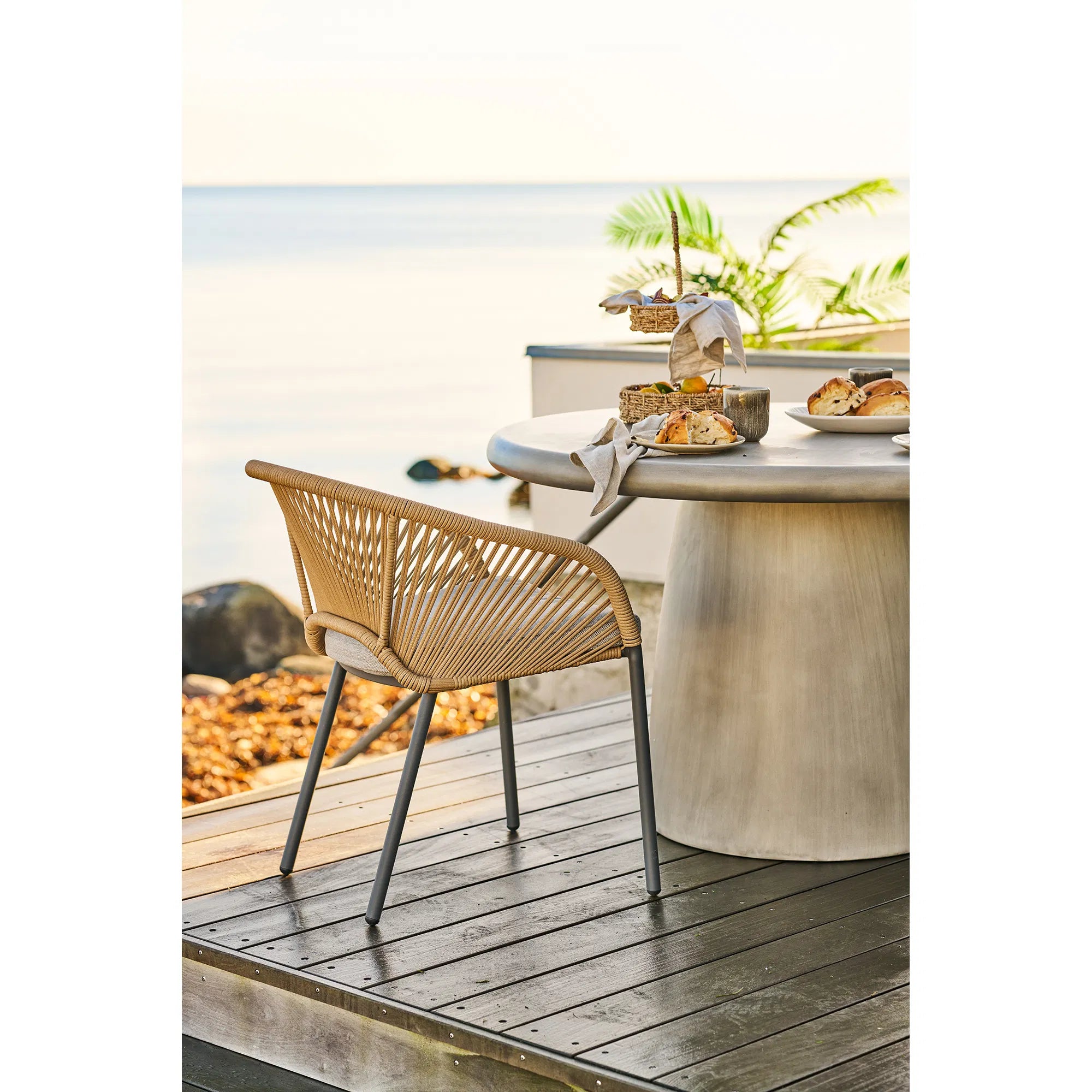 2-delige set - tuinstoel Veleno in Beige of Groen