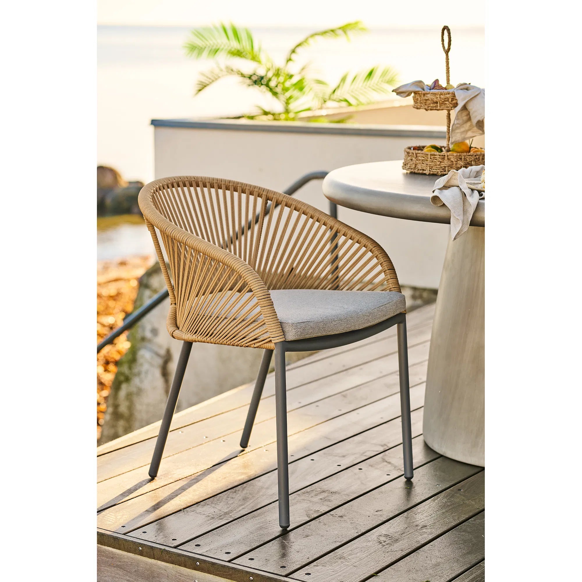 2-delige set - tuinstoel Veleno in Beige of Groen