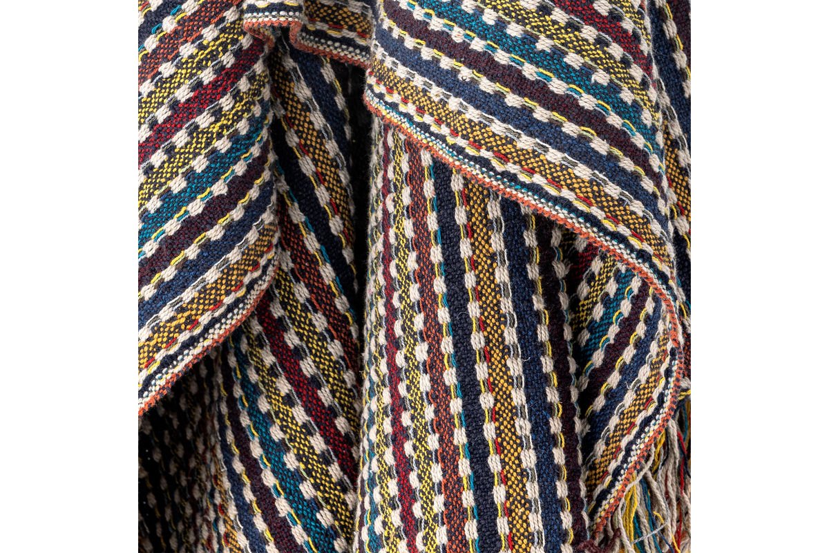 Plaid Elua - Kleurrijk, van gerecycled katoen