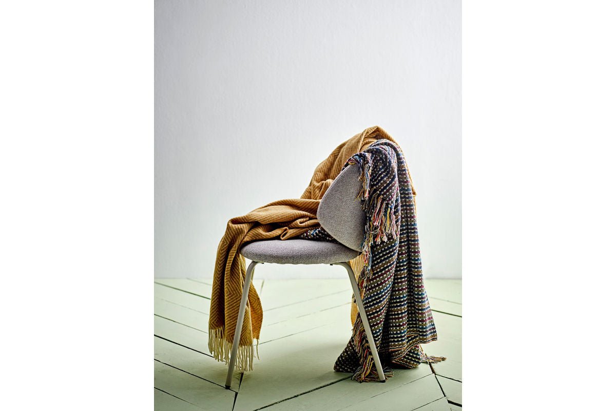 Plaid Elua - Kleurrijk, van gerecycled katoen