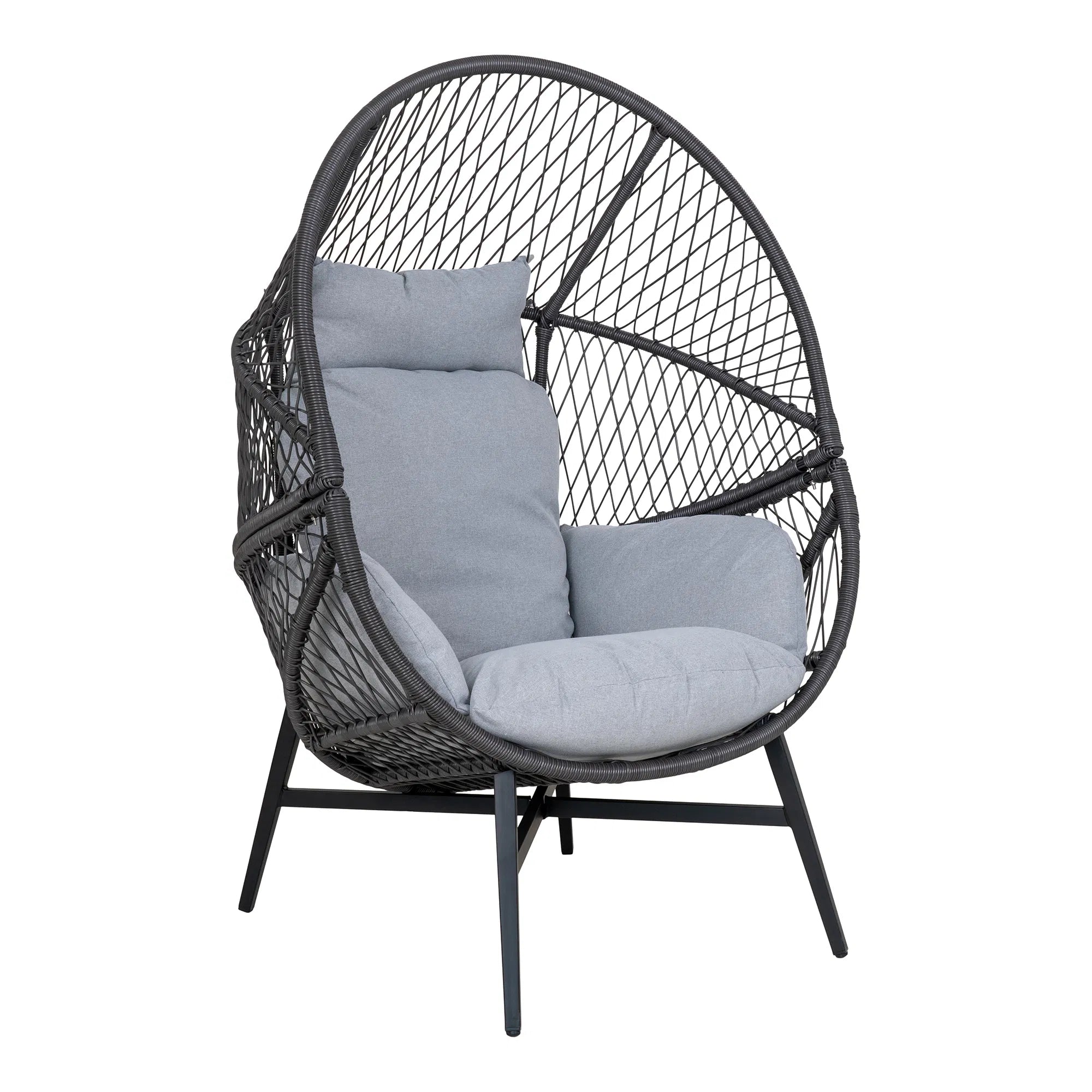 Loungeset Marano van poly rattan incl. kussen