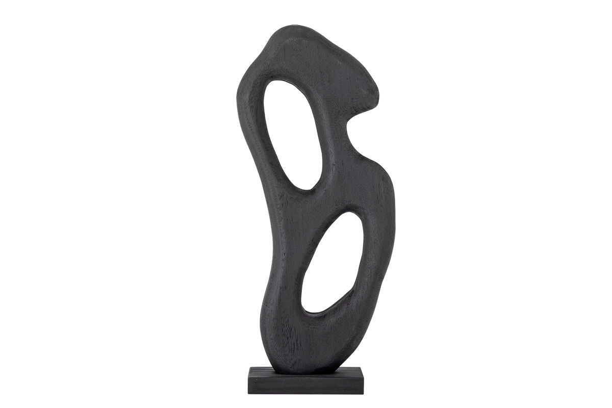 Decoratief object Romi – Sculpturaal houten design in Zwart