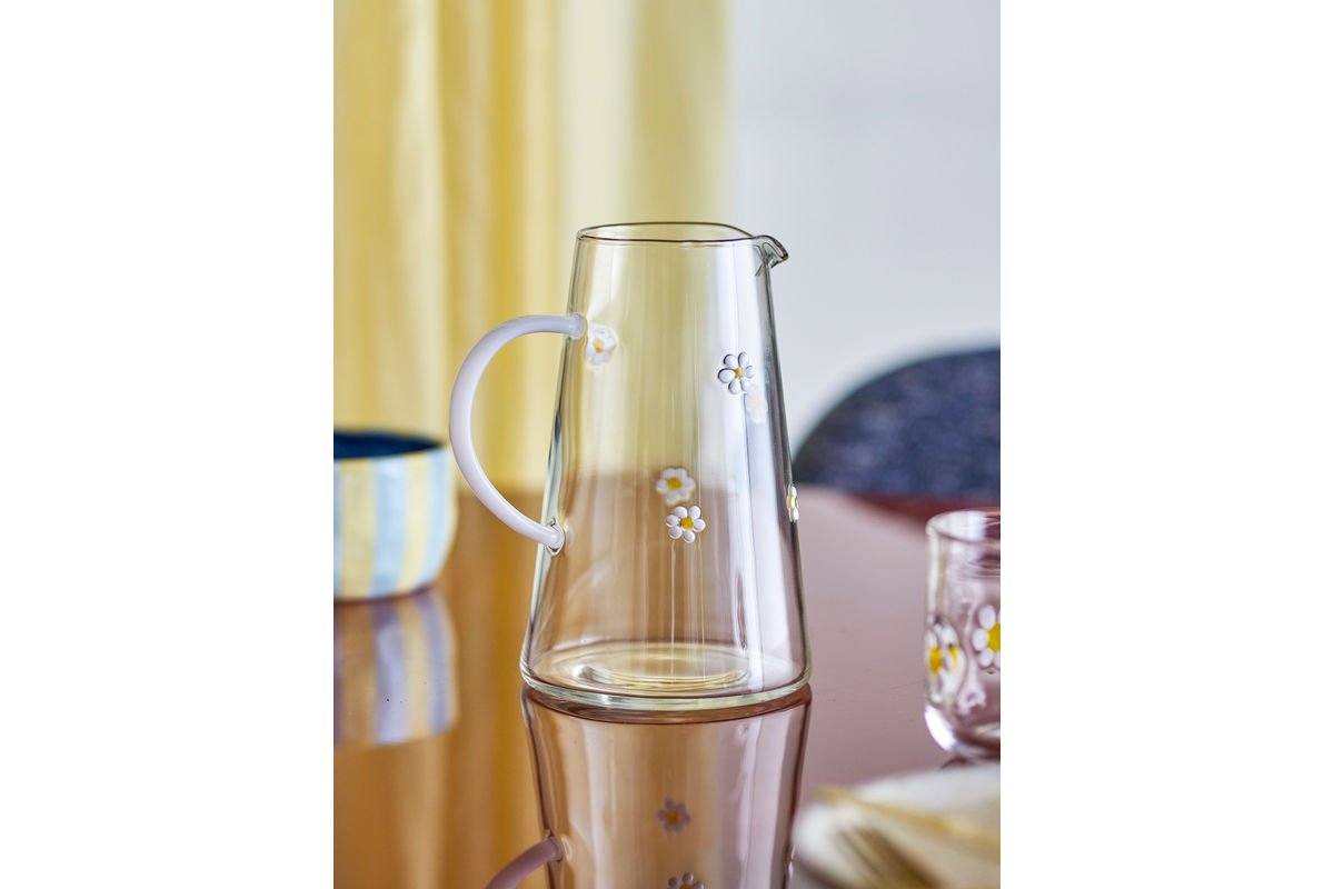 Krug Florae – Helder glas met met de hand afgewerkte bloemmotieven