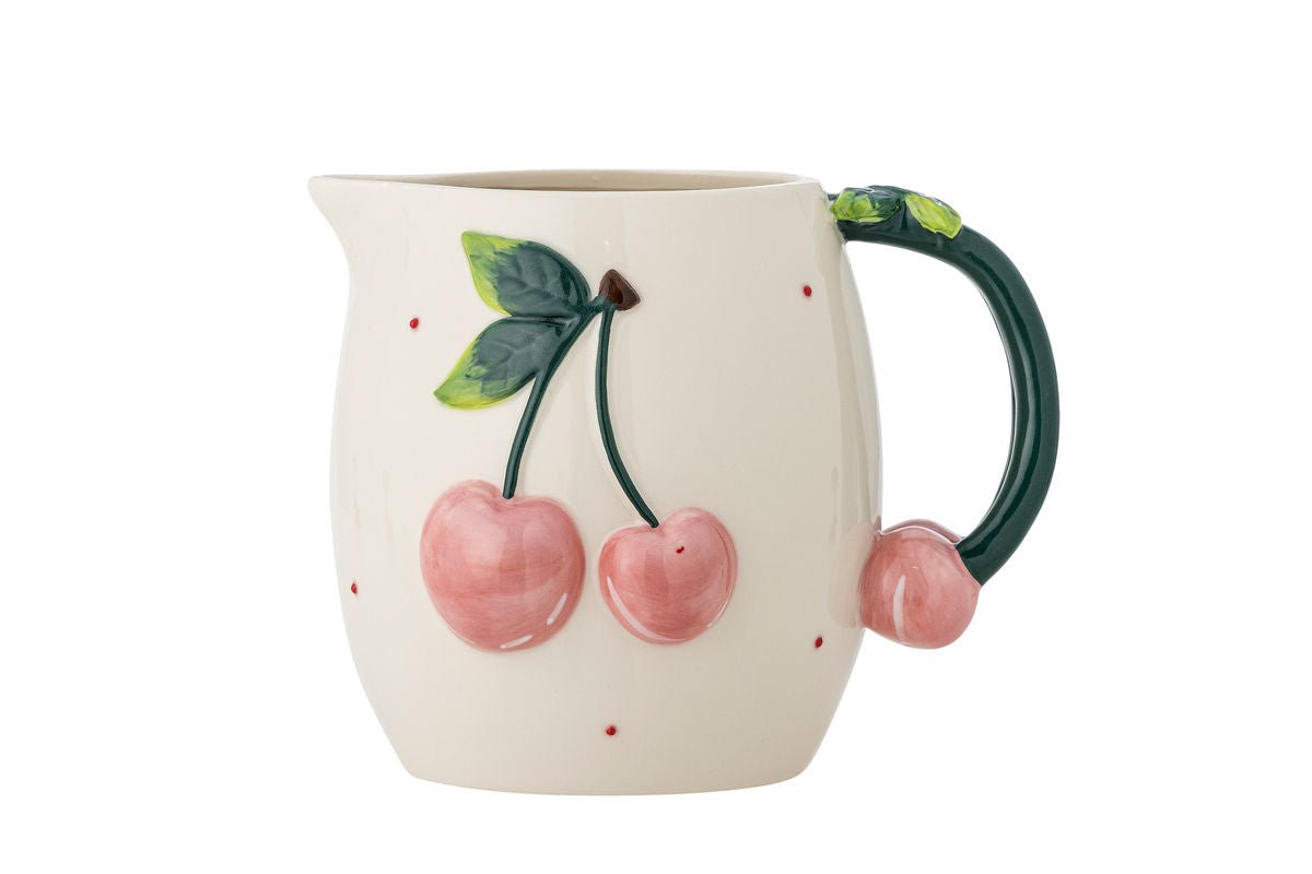 Krug Cerise – met de hand beschilderd aardewerk met kersenmotieven