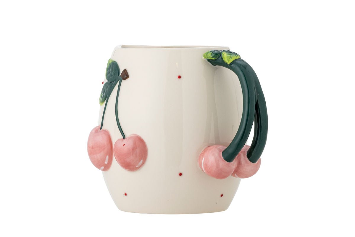 Krug Cerise – met de hand beschilderd aardewerk met kersenmotieven