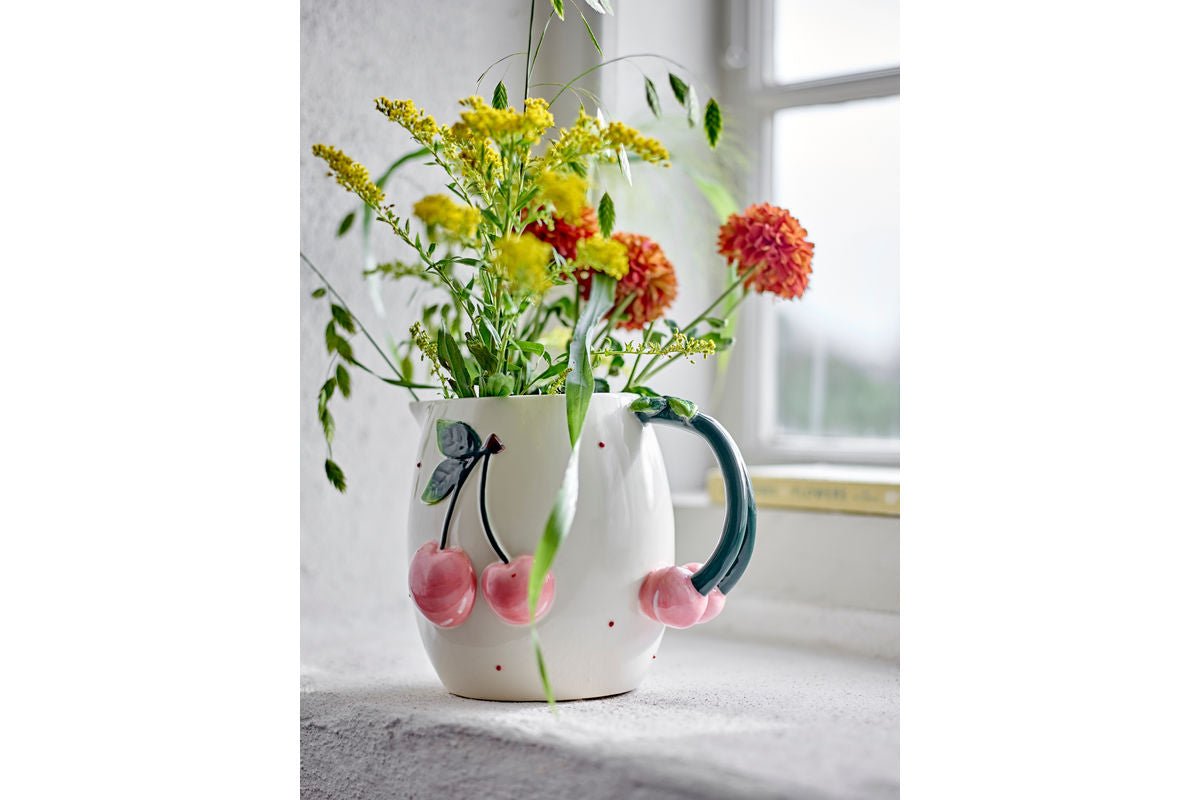 Krug Cerise – met de hand beschilderd aardewerk met kersenmotieven