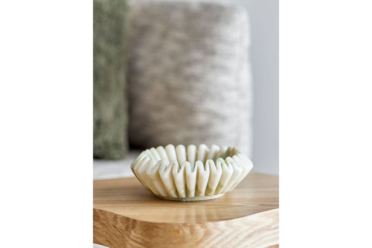 Schaal Emil – Sculpturale marmer in Groen