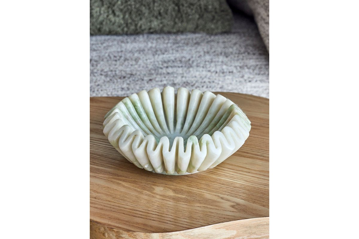 Schaal Emil – Sculpturale marmer in Groen